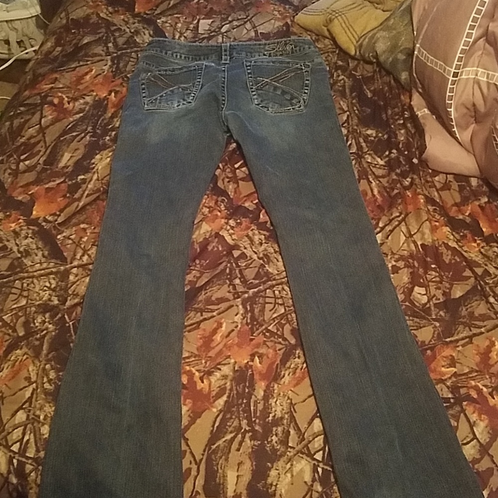 Silver jeans